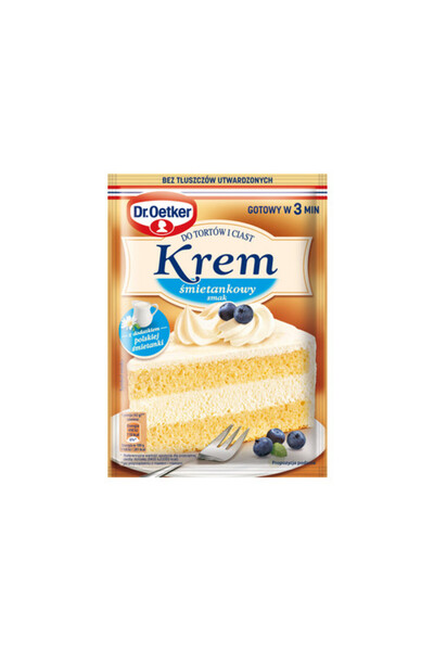 Dr. Oetker Mix crema pentru torturi si prajituri, Dr. Oetker, aroma frisca, 1...