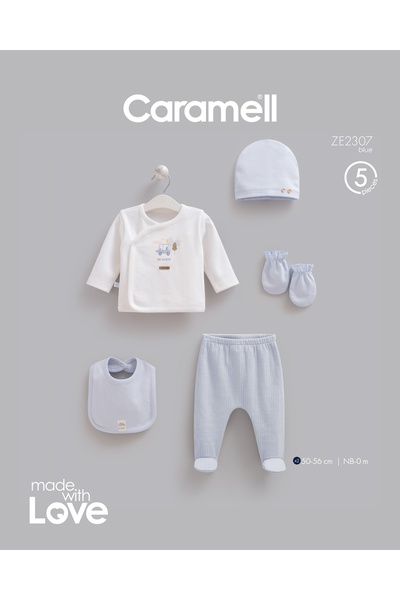 Caramell طقم ملابس داخلية للمرضى مكون من 5 قطع من موفينج كار ZE2307