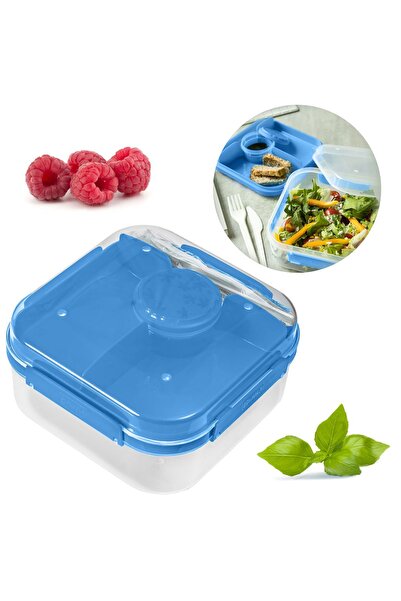 EDANTI Cutie de prânz din plastic 1,6 L Albastru