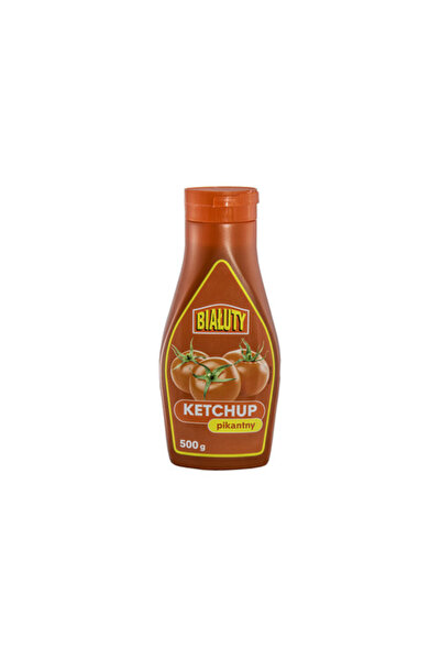 Generic Brand Ketchup picant 500g Bialuty, cu 21,4g zaharuri, 1,6g proteine