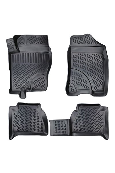 Umbrella Set de covorașe auto din cauciuc tip tavă pentru Nissan Navara D40 2...