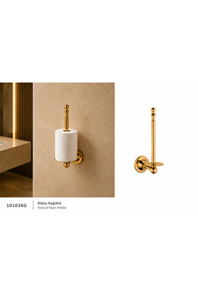 Condi Collection Brass Vertical Paper Holder