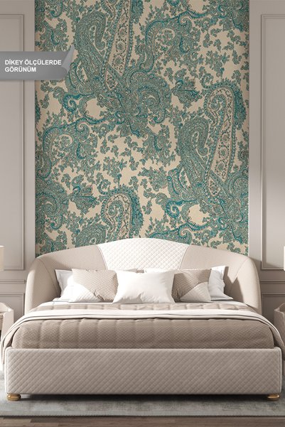 dreamwall Klasik Şal Desenli Tek Parça Tekstil Duvar Kağıdı