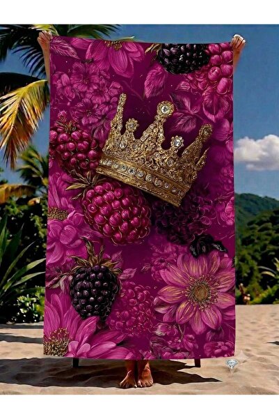 Elmas Dizayn Beach Sports Bath Towel Quick Dry Water Absorbent Sand Resistant...