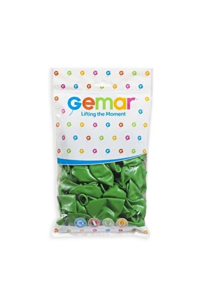 Gemar Σετ 100 μπαλονιών λάτεξ, G 120, Πράσινο