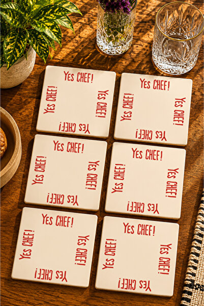 JHAAR Modern Text Design -''Yes Chef - Evet Şef - Masterchef'' Modern Set of ...