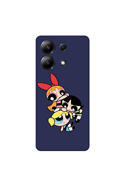 Other Xiaomi Redmi Note 13 4G Powerpuff Dark blue Colored Silicone TPU Θήκη