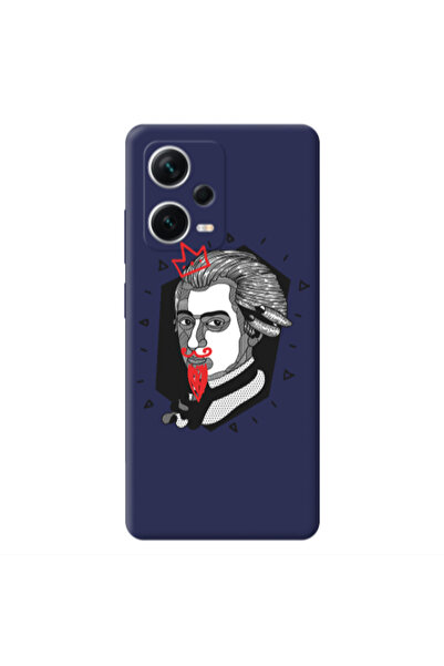 Other Xiaomi Poco X5 Bearded Dark blue Colored Silicone TPU Θήκη
