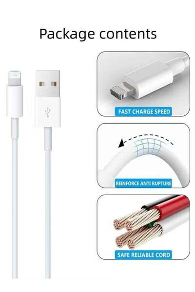 Fat Dolphin Boutique Store شاحن آيفون، [معتمد من Apple MFi] كابل USB إلى Lightning بطول 1 متر للشحن السريع