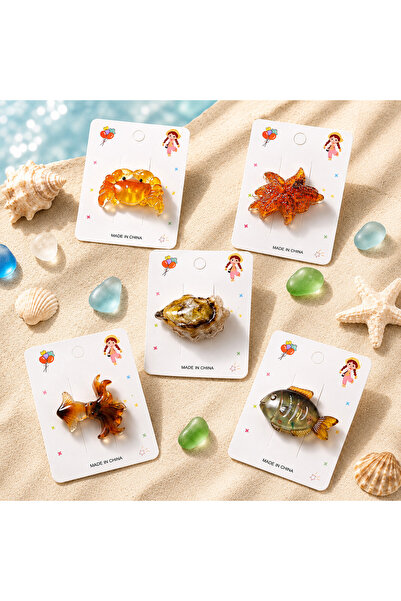 Sweet bunny 🦀 🌊   Sea Themed Cute Children'S, Teenagers' and Adults' 6-Piec...