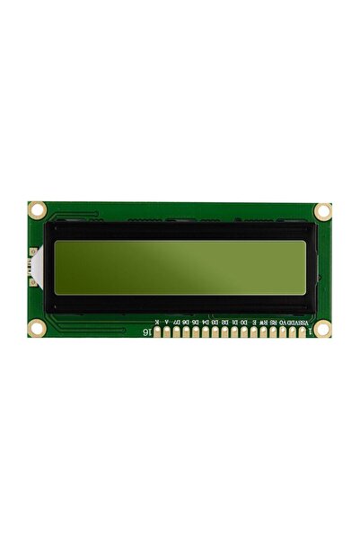 Generic Οθόνη LCD 16x2 (1602) Χαρακτήρων – Πράσινο με Μαύρους Χαρακτήρες