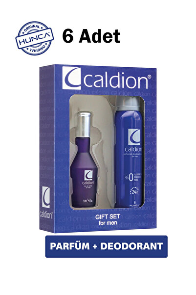 Caldion Classic Erkek Parfüm Seti ( Parfüm Edt 50 ml Deodorant 150 ml ) 6 Adet