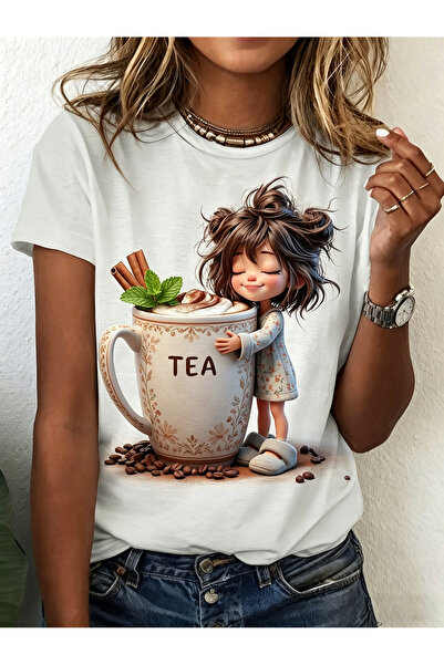 2mcup بلوزة نسائية أنيقة بتصميم كلاسيكي، ياقة دائرية، أكمام قصيرة، تصميم طبيع...