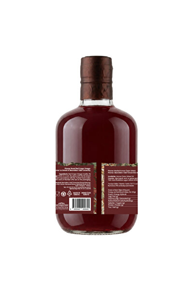 Fitomer Kırmızı Üzüm Sirkesi 500 ml %100 Doğal Katkısız