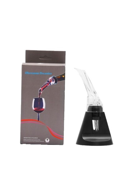 Rao Aerator cu Turnator de Vin 2in1, RAO, Decantare, Anti-picurare, fara Scur...