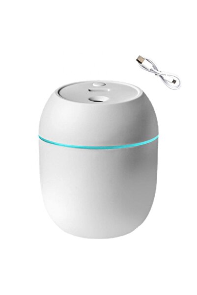 Yallabena مرطب هواء صغير محمول يعمل بمنفذ USB، صامت 20 ديسيبل مع ضوء ليلي LED...
