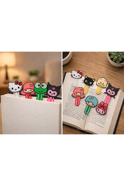 YBC Sanrio Character Bookmark - 6 Piece Bookmark Set