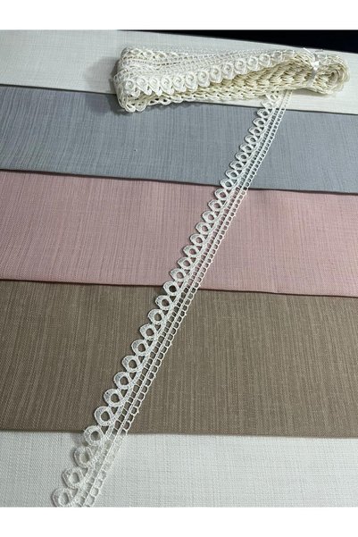 Butik دانتيل مطرز بطول 9 أمتار لتزيين وتطريز الحواف DANTEL GÜPÜR