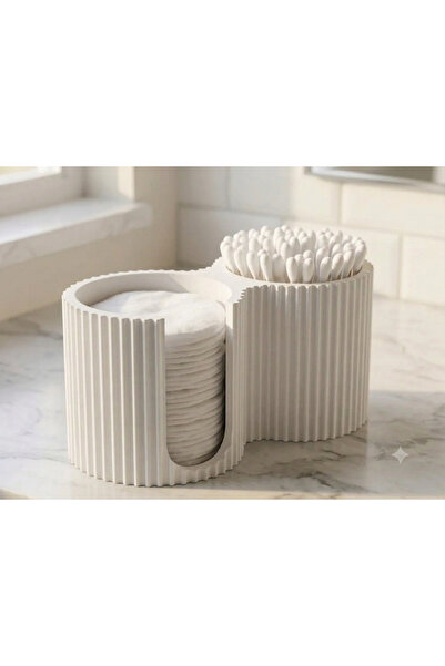Boogey 3D Printing Decorative Makeup Cotton and Earwax Organizer