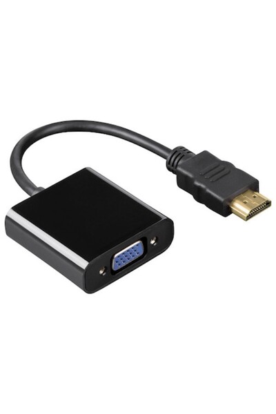 HOZRO Adaptor, convertor de semnal HDMI (digital) la VGA (analogic) HDMI A ta...