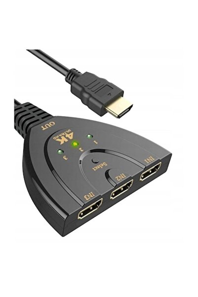 OEM Cablu splitter HDMI, 3 x HDMI 4K, 30Hz, Negru