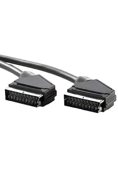 DİVERS Cablu video SCART, Divers, 2m, Negru