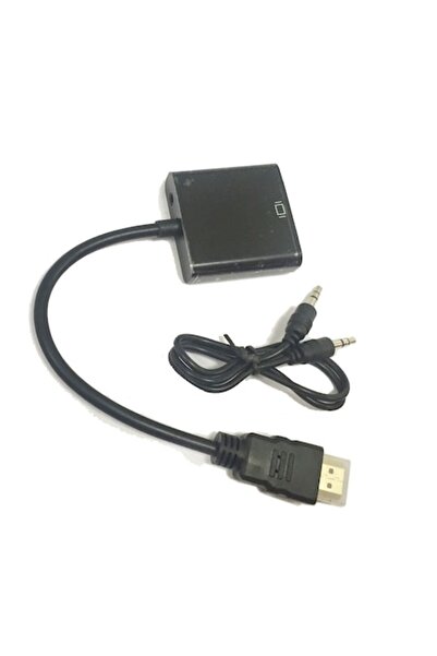 HSM Adaptor, convertor HDMI (digital) la VGA (analogic) HDMI tată la VGA mamă...