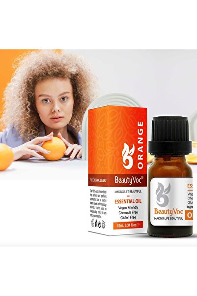 Beauty Voc Organic and Herbal Oils, 10Ml Orange Oil