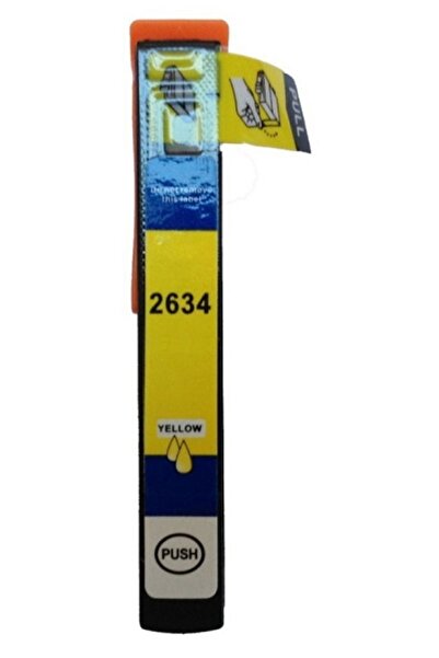 Premium Συμβατό Inkjet μελάνι για Epson, T2634, κίτρινο