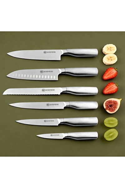 Carl Schmidt Sohn Set of 6 CCS Nexus knives, full steel