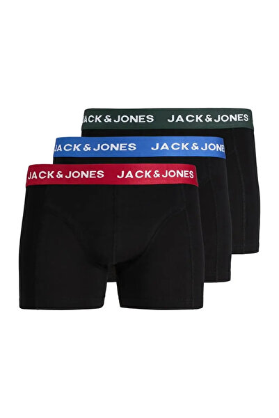 Jack & Jones 12304176 Jacgeo Solid Boxer 3-Pack Black