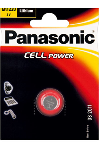 PANASONIC Cell Power Μπαταρία Λιθίου CR1220 3V 1 τεμάχιο