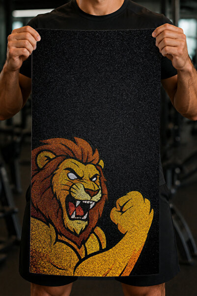Charmbi The Lion King Special Design 45X90 Sports Towel |   High Quality Cott...