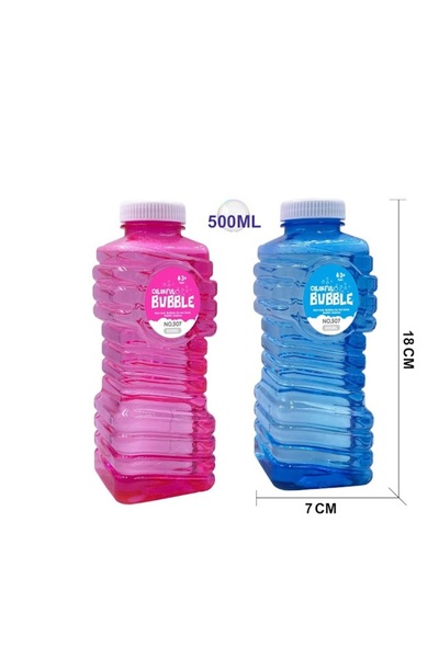 iTajir Colorful Refillable Soap Bubble Liquid Toy for Kids for 3 Pieces- Noha...
