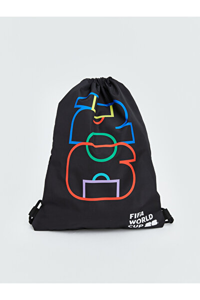 LC Waikiki Peak New Season Fifa World Cup 26 Printed Boys' Drawstring Backpack