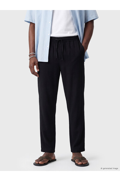 LC Waikiki بنطلون رجالي من Özmarka Yeni Sezon Relax Fit Gabardin