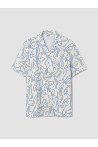 LC Waikiki Peak New Season Relax Fit Patterned Poplin Men's Shirt