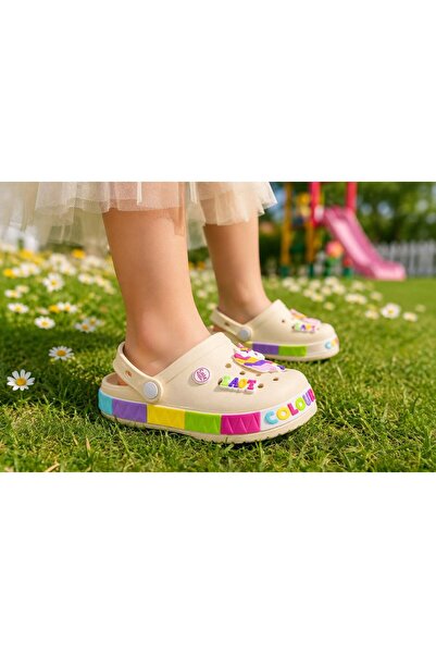 rs riva shoes Детски чехли с дъга и еднорог