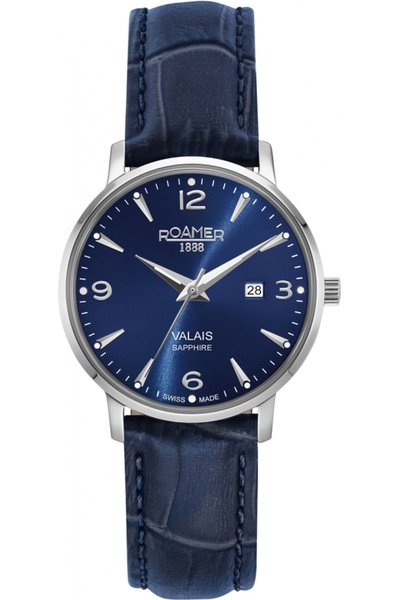 Roamer Ceas de damă 958844 41 44 05 — bleumarin, clasic, pentru cupluri.