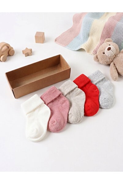 MiniKids Set 5 perechi sosete Simply, colors