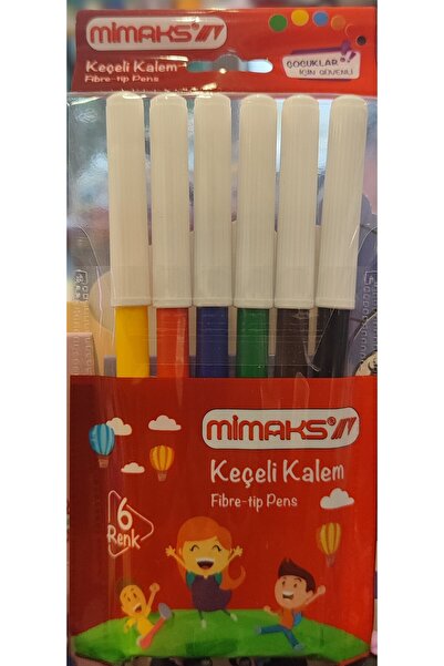 ada çanta kırtasiye Mimaks 6-Piece Felt-Tip Pen Set (2 Pieces) Ft4440589