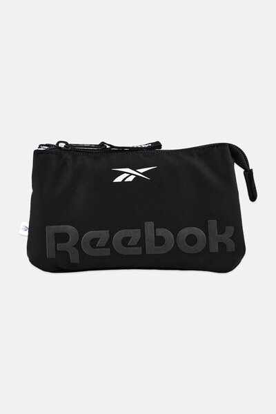 Reebok محفظة نسائية من 3 قطع تحمل شعار العلامة التجارية ليندن، باللون الأسود