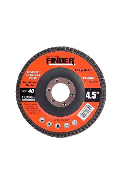 finder Πολύπτερο λείανσης μετάλλου για γωνιακό τροχό - 115mm/4.5"/P40 - - 195629