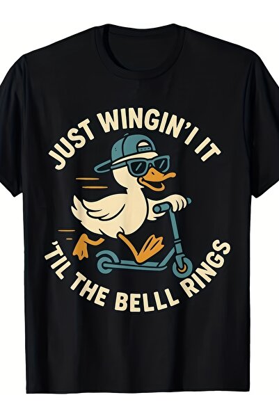 23 nisan Men'S Funny Just Wingin' It 'Till The Ring Teacher Retro Humorous Gr...