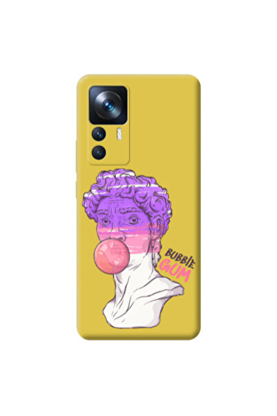 Other Xiaomi Mi 12T Pin Bubble Yellow Colored Silicone TPU Θήκη