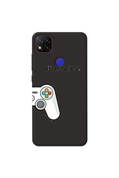 Other Xiaomi Redmi 9c Player 2 Black Colored Silicone TPU Θήκη