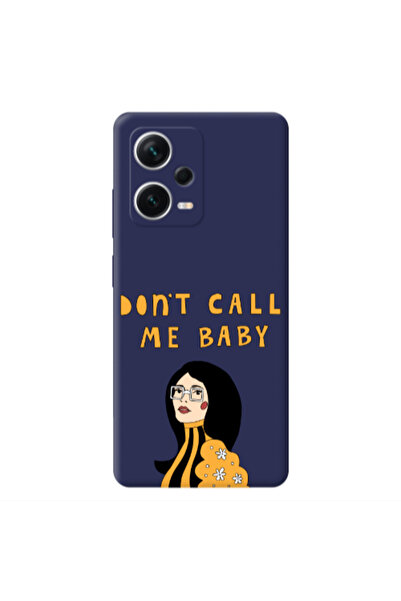 Other Xiaomi Poco X5 Call me baby Dark blue Colored Silicone TPU Θήκη