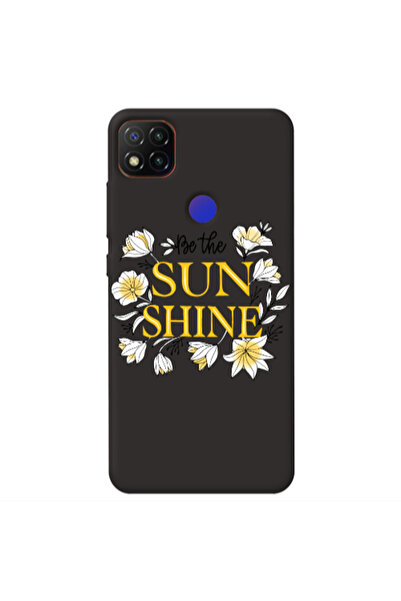 Other Xiaomi Redmi 9c Sun Shine Black Colored Silicone TPU Θήκη