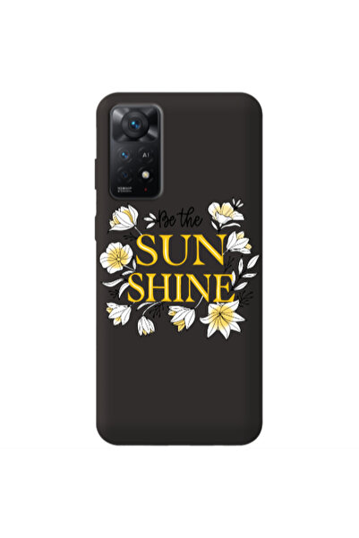 Other Xiaomi Redmi Note 11 4G Sun Shine Black Colored Silicone TPU Θήκη