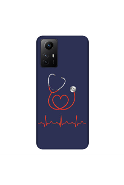 Other Xiaomi Redmi Note 12s Stethoscope Dark blue Colored Silicone TPU Θήκη
